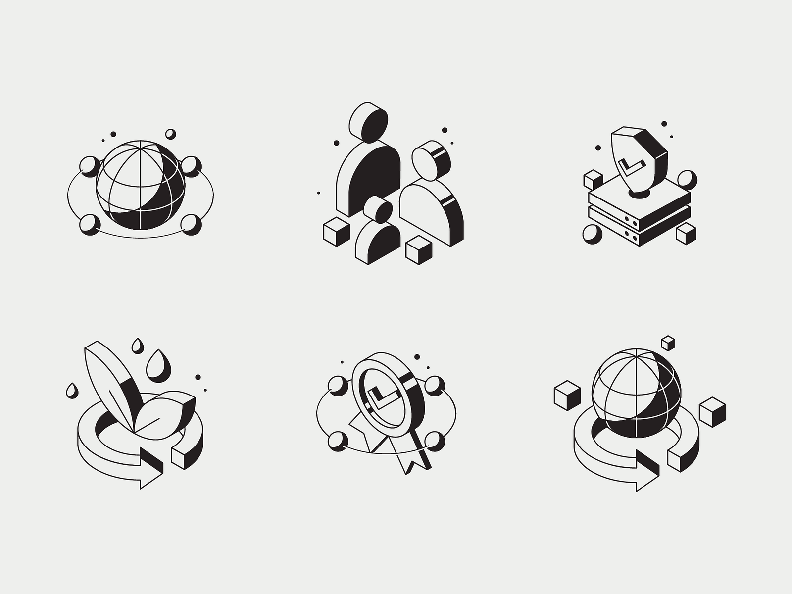 CDC - Isometric Icons by Makers Company on Dribbble