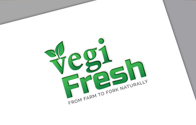 Vegi Fresh 2d branding business logo design graphic design illustration logo logo mark minimalism ui vegetable logo