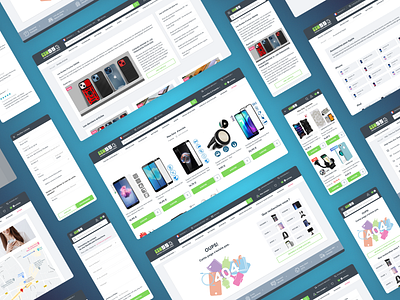 Mobile accessories store E-commerce UX/UI design account cart page checkout e commerce ecommerce magento mobile application online store progressive web app pwa redesign shopify ui ui design user experience user interface ux design visual design web application