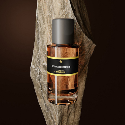 D'OR BLANC | perfume 3d graphic design