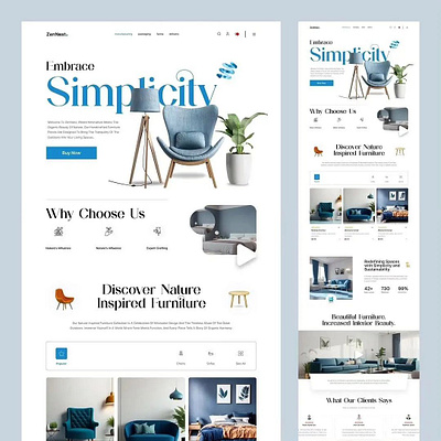 A Website Designed branding design illustration ui webdesign
