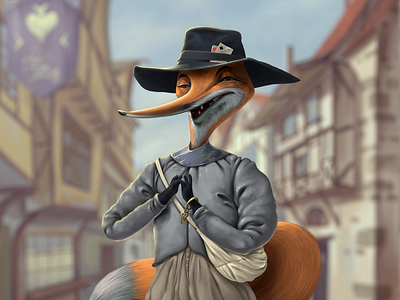 Mr Fox artwork character character design concept art design game design illustration