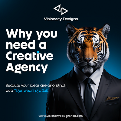 Visionary Designs 3d blue bold branding creative creatives elegant graphic design minimum posts smm socialmedia socialpost ui unique visuals