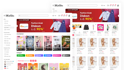 UI Design LahTube Market by Baayoes ui uiux ux web design