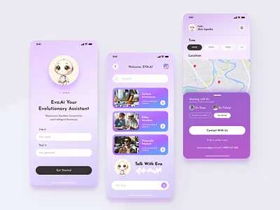 Ai Voice App Design app ui branding design desktop graphic design illustration logo ui upwork website ui