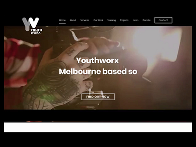 YouthWorx - Original Website animation branding design graphic design ui ux web design
