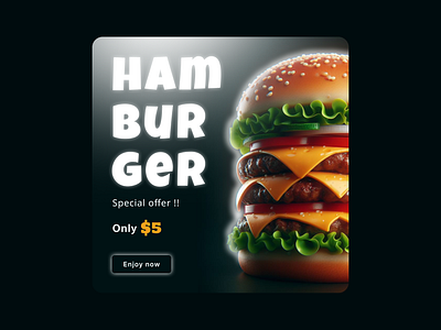 Hamburger poster design banner banner design branding fast fod fast food banner fast food poster graphic design hamburger hamburger banner hamburger poster poster poster design poster ui restaurant restaurant banner restaurant poster ui