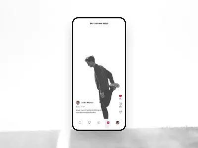 Instagram Reels Redesign alev app design app interface design digital design studio figma graphic design instagram interface mobile app mobile intarface redesign reels shorts tik tok ui ux video web design