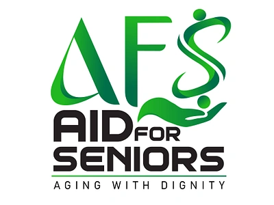 Aid For Seniors - Logo Design afs aid for seniors branding brochures design graphic design illustration logo logo design typography ui ux vector