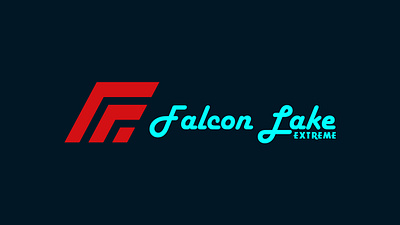 Falcon Lake Extreme (Primary Logo Design) brand designer brand identity branding design graphic design graphic designer letter f logo logo logo designer logodesign motorsport sport logo