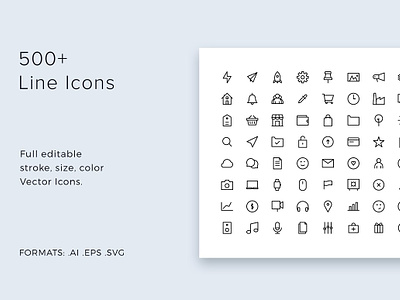 Line Icons Pack - modern & simple bundle clean editable icon bundle icon pack line icons line icons pack line icons pack modern simple live modern simple stroke stroke weight thin vector web