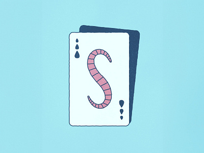 Worm Cards design graphic design illustration logo vector