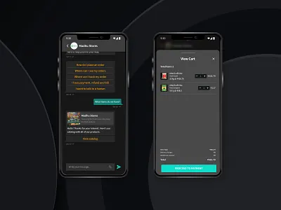 Sync View Cart cart mobile app ui ux view cart