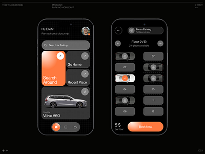 Parking Mobile App app design appdesign car design mobile mobile app parking parking app ui ui design