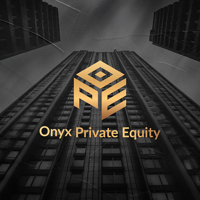 Onyx Private Equity Logo brand identity branding combination mark graphic design logo logo design logo inspirations logo mark private equity logo real estate logo