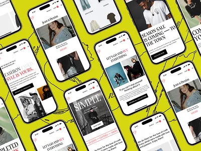 Cluse/Buy - Mobile bold brutalism brutalism design concept creative ecommerce fashion grid layout minimal minimalism minimalist mobile responsive shopping simple typo typography ui website