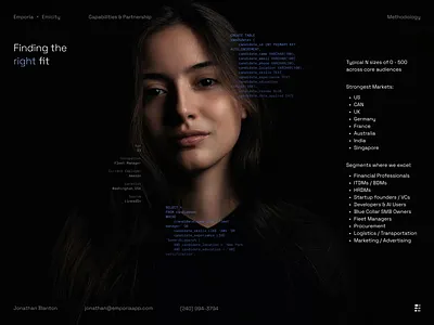 Emporia sales deck slides 3d glass graphic design pitch deck sales deck visual design