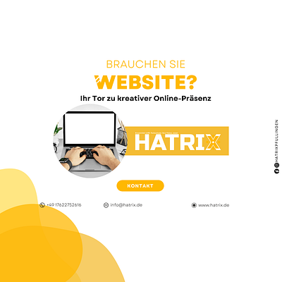 Hatrix banner graphic design