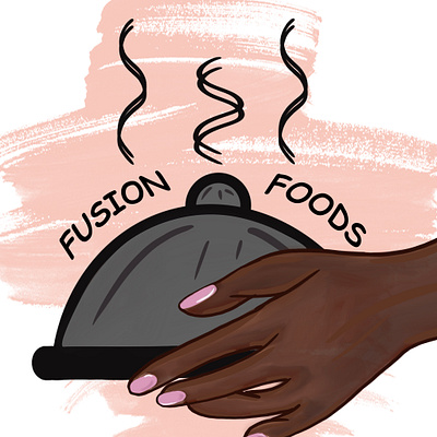 Fusion Foods Brand Design branding design illustration logo