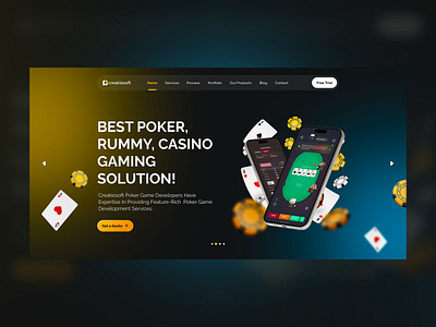 Poker Game Development Website Design