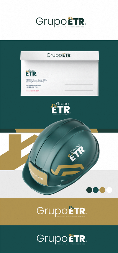 Grupo ETR DESING logotype 3d animation graphic design logo motion graphics ui