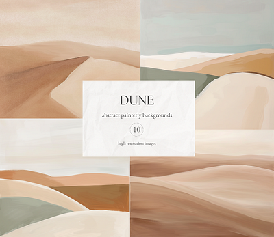 Painted Dunes abstract background graphic design painting