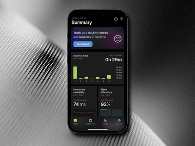 Sleep Score Mobile App animation appdesign bedtime calmingui data visualization discover graphic design health mobile mobile app mobileapp motion graphics product design sleeptracker snooze web design wellness