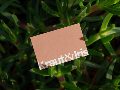 KRAUT&IRIS LOGO DESIGN brandidentity branding graphicdesign identitydesign logo logotype typography visualidentity