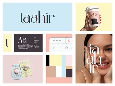 Taahir - Branding ascreations brand identity branding comeup cosmétique graphic design healthcar branding identité visuelle logo logo minimaliste logotype produits de beauté