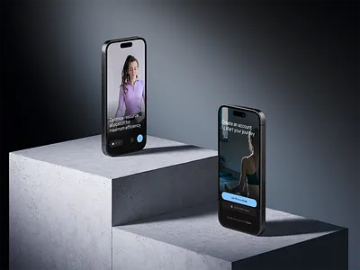 MeditateMe meditateme: mobile design ui ux web design