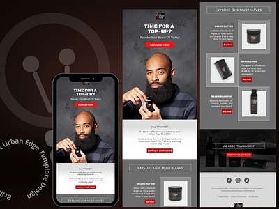 Brilla Digital x That Urban Edge Email Design campaign design email automation email campaign email design email template klaviyo template mailchimp template newsletter campaign ui ux