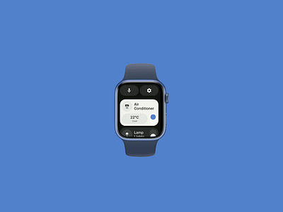 Apple Watch Design: Smart Home app design dailyui design smart home ui ui design ui ux watch design