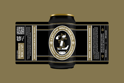Laylow Beer Can Label badge beer brewery can crest emblem label packaging product design toronto