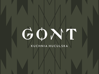GONT - Logo & Brand Identity For Ethnic Cuisine Restaurant brandbook branding carpathians design food graphic design logo restaurant typography ukraine vector