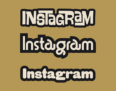 Logotype - Instagram branding graphic design graphic designer instagram logo logodesigner logotype social media type typography