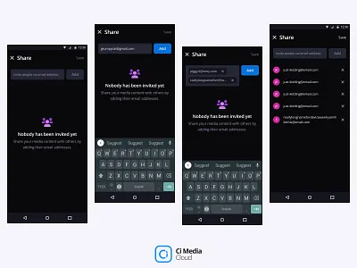Share List app branding design figma graphic design iconography illustration logo product ui ux web