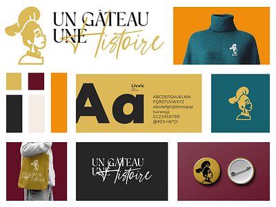 Mama Gâteau - Identité visuelle akandé sanni asc ascreations brand identity brandboard branding charte graphique comeup graphic design identité visuelle logo logotype monogramme support de communication uguh web design