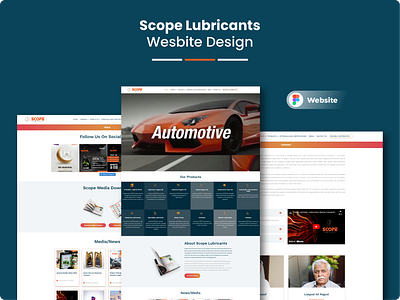 Scope Lubricants Website Design and Development branding graphic design landingpages ui ux webdesign webdevelopment webpage website website design