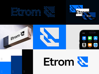 Etrom Brand Identity Design brandconsulting brandidentity brandidentitydesign branding graphic design logo logodesign rebranding ui ux webdesign