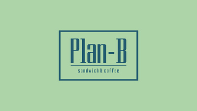 Plan-B - Sandwich & Coffee | Logo Design ☕🌭 brand branding coffee design graphic graphic design illustrator logo sandwich vector