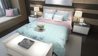 bedding set designs alomondtheme beddingset bedsheet blue cushions duvet graphic design hometextile pillows pink