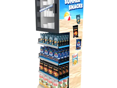 Hain Celestial Summer Display 3d branding display graphic design shopper marketing