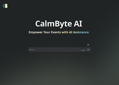 AI Event Assistant: company website, web app designs ai ai assistant ai chat app desktop app landing page ui ux uxai website