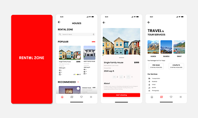 Rental Zone App - IOS App Design app design hig guidelins ios ios app design ui ui design ui ux design ux