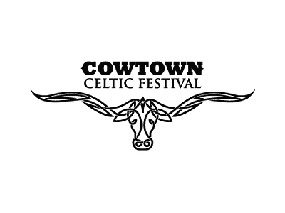 Cowtown Celtic Festival branding fort worth graphic design logo