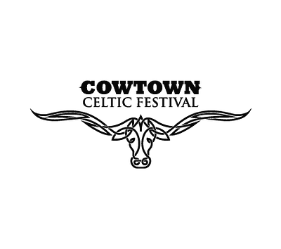 Cowtown Celtic Festival branding fort worth graphic design logo