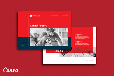 Annual Report | Canva, Indesign a4 annual report annul report presentation brand brand presentation branding brochure design graphic design informational presentation ui