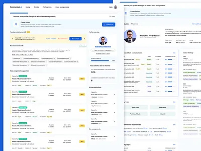Bringing end-customers, intermediaries and consultants together app branding consultants hiring hr ui ui design uidesign ux design