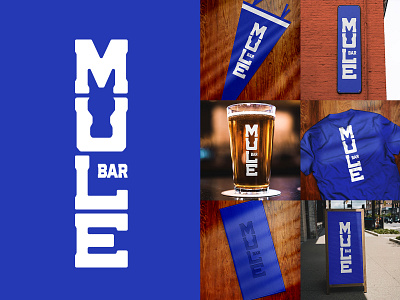 Mule Bar bar beer brand designer brand identity branding design graphic design identity identity design logo logo design logo designer mockup mockups negative space oregon portland rebrand rebranding sports