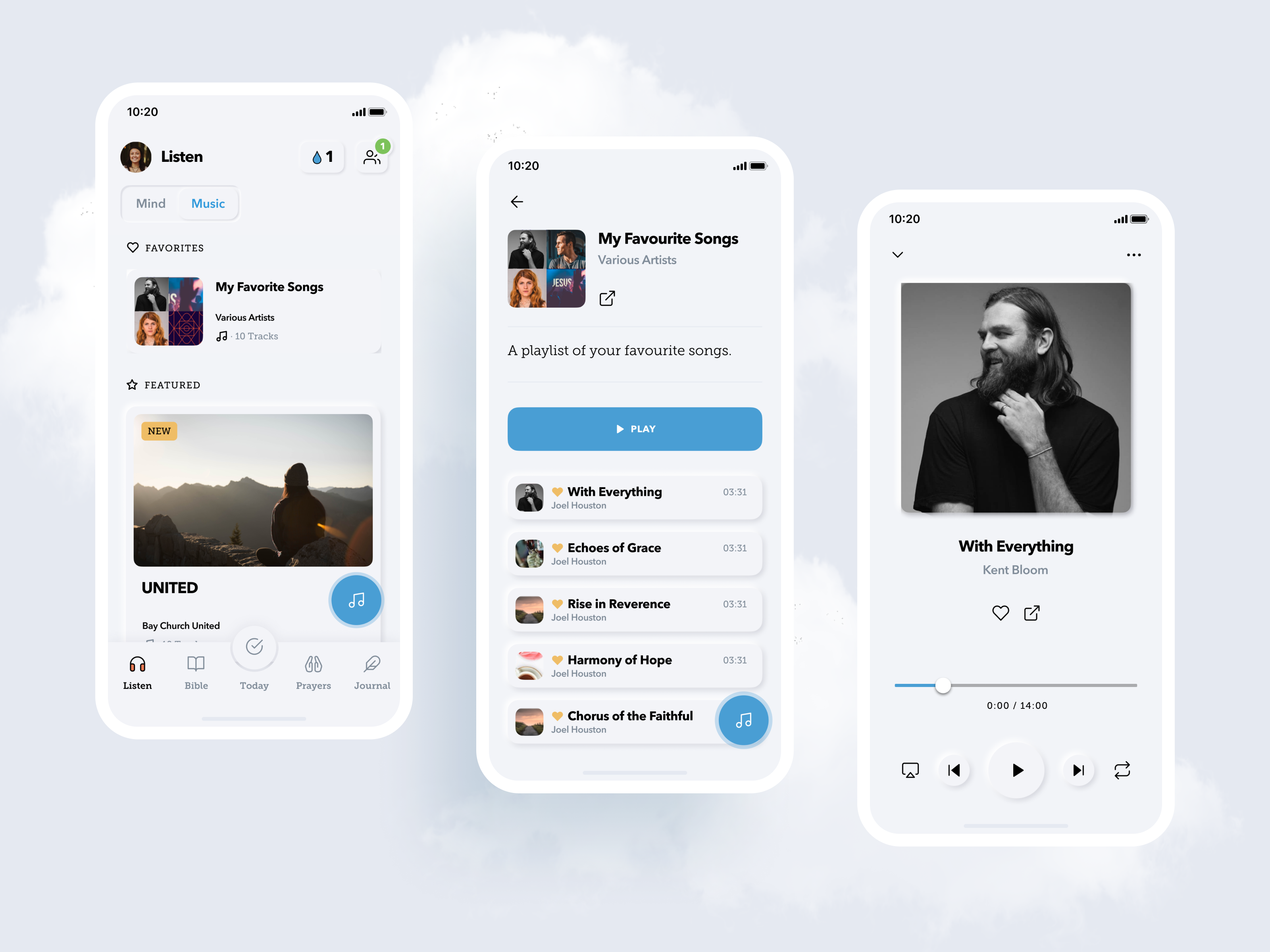 Glorify App - Music Flow: Harmonies of Devotion